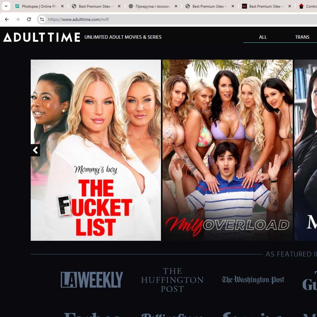 AdultTime premium site preview image